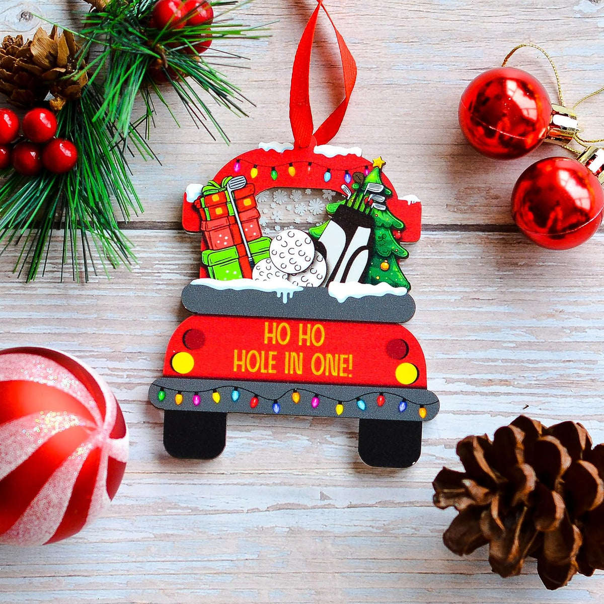 Golf Christmas Ornament for Golf Lover, Golf Gifts for Men Golfers, Golf Player Sports-Themed Holiday Decor, Golfer Keepsake, for Golf Fans