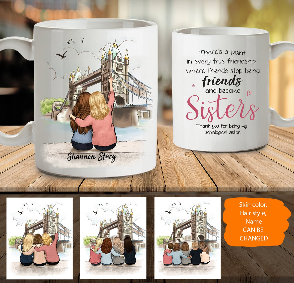 Custom Friendship Mugs - London Mug 09