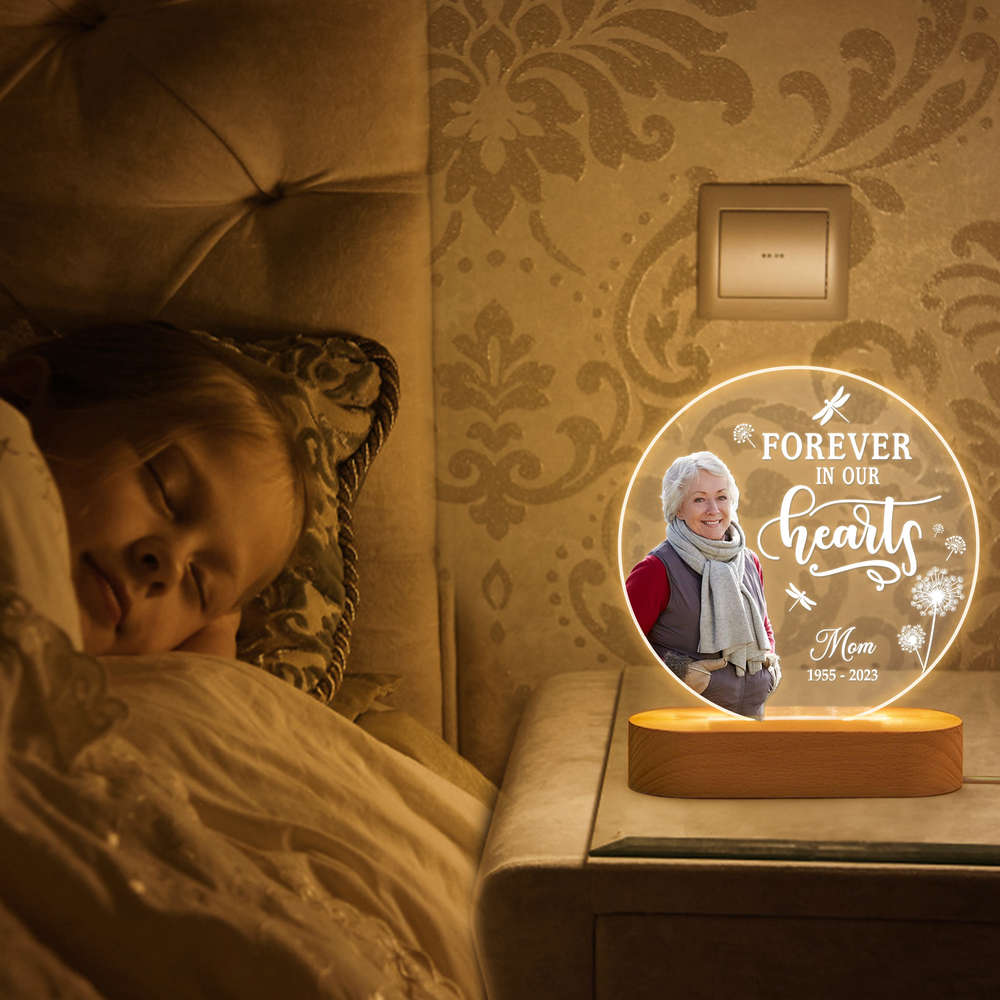 Hugged You In My Thoughts Memorial LED Night Light
