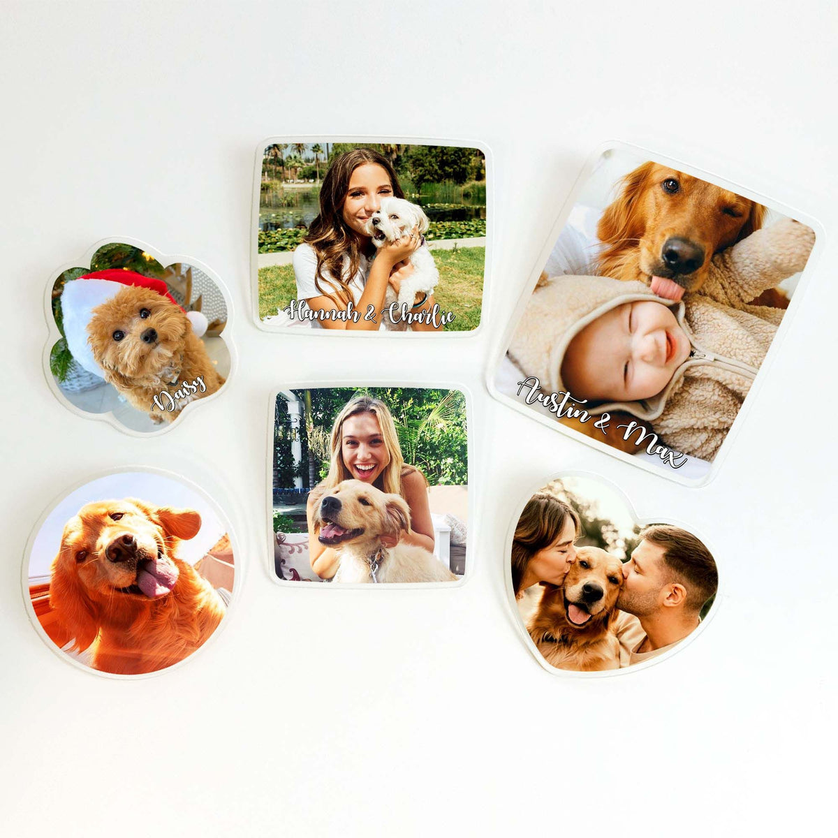 Custom Photo Shape Car Visor Clip