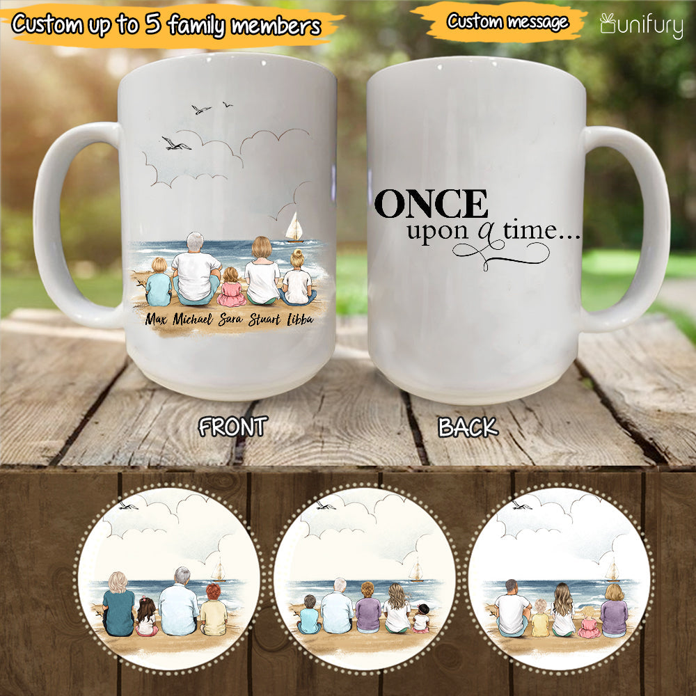 Custom Family Mugs - once upon a time