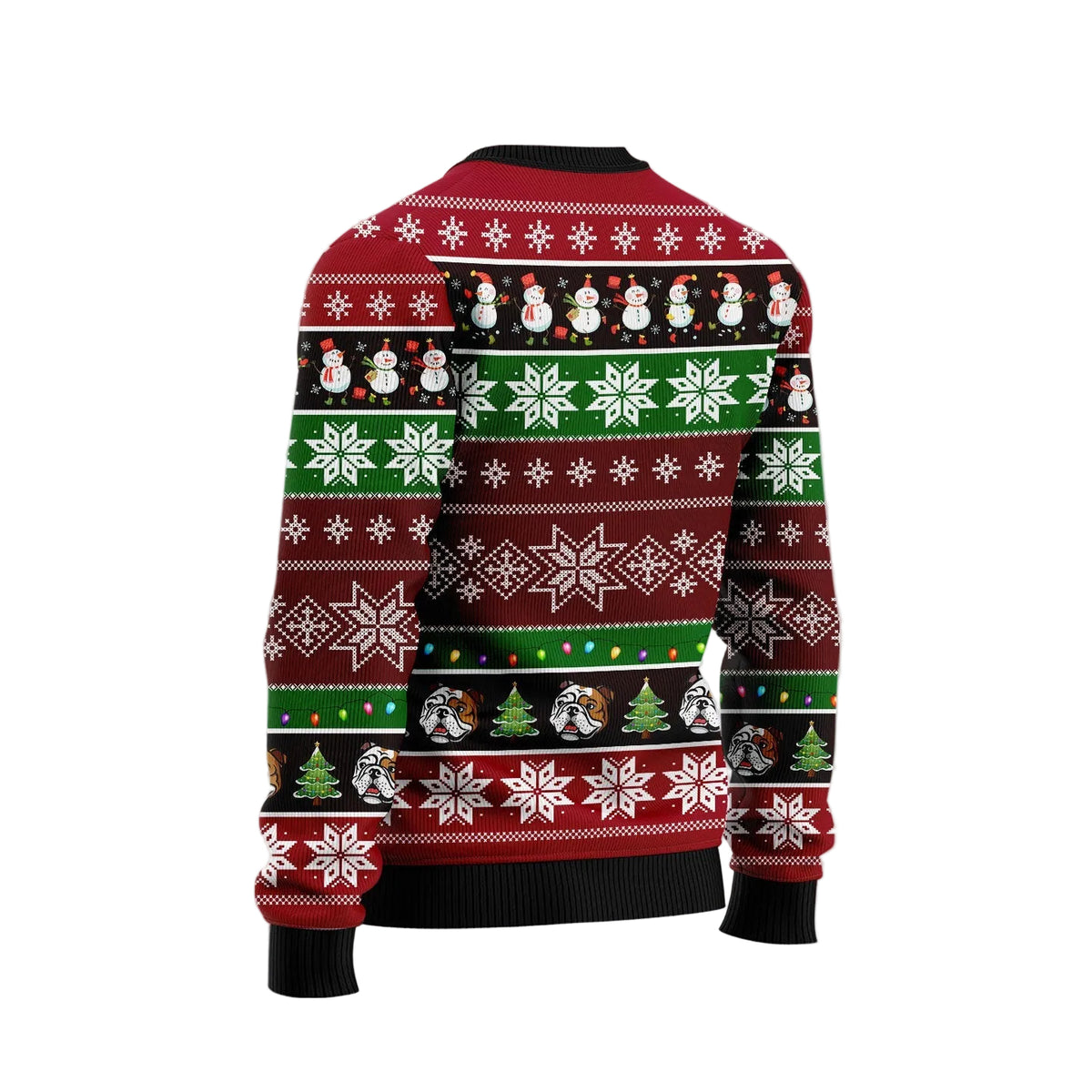 Beautiful Bulldog Group Ugly Christmas Sweater, Unisex Holiday Party Outfit, Funny Gift for Bulldog Dog Lovers