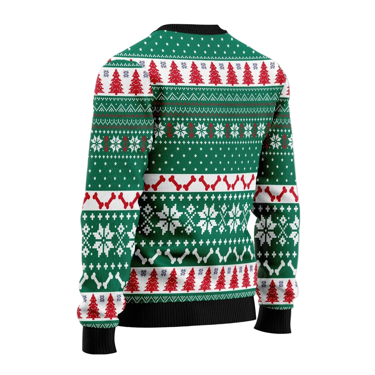 Bulldog Dog Dad Ugly Christmas Sweater, Funny Bulldog Dad Print for Men and Women, Festive Holiday Party Outfit