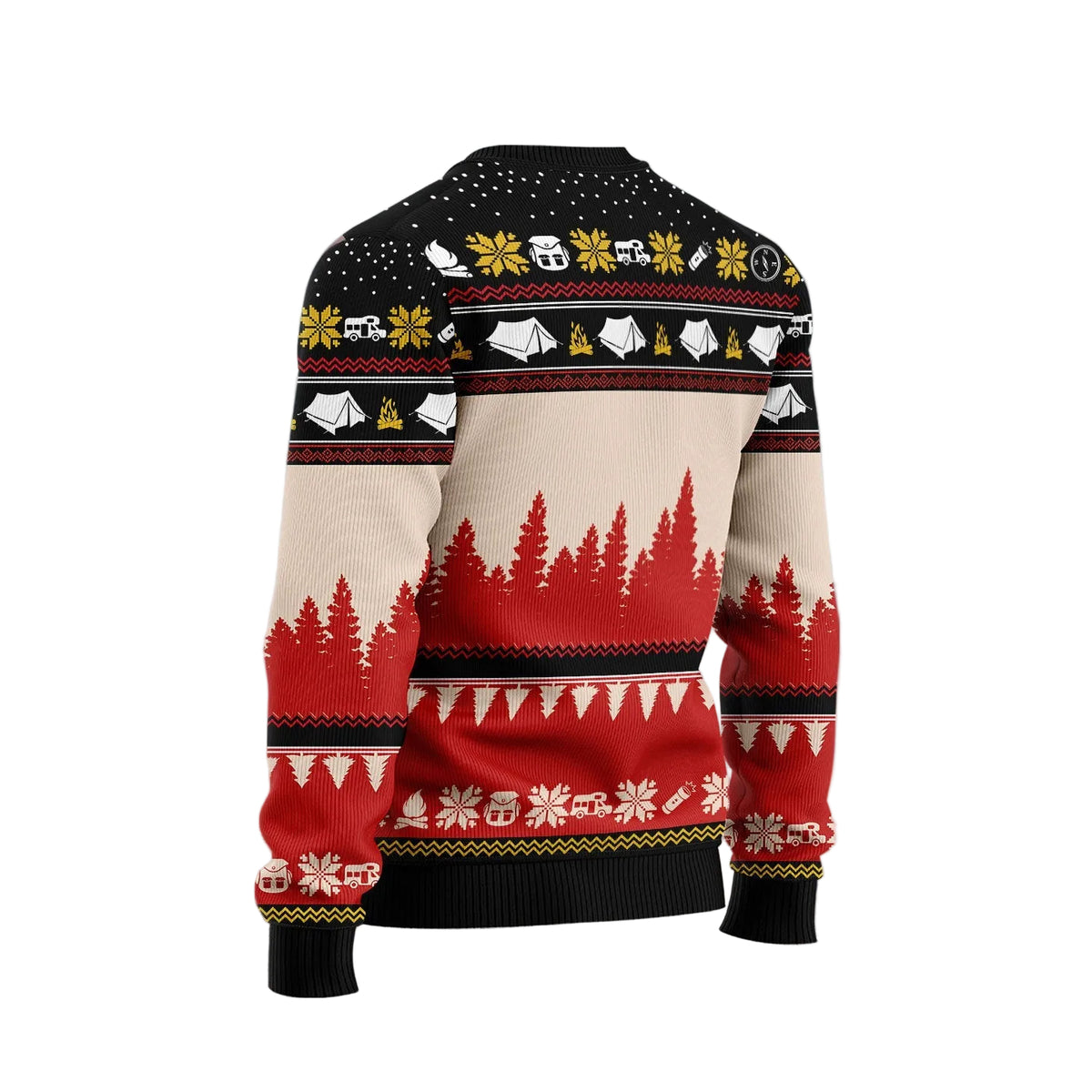 All I Want for Christmas Is More Time for Camping Ugly Christmas Sweater, Gift for Camping and Outdoors Lovers