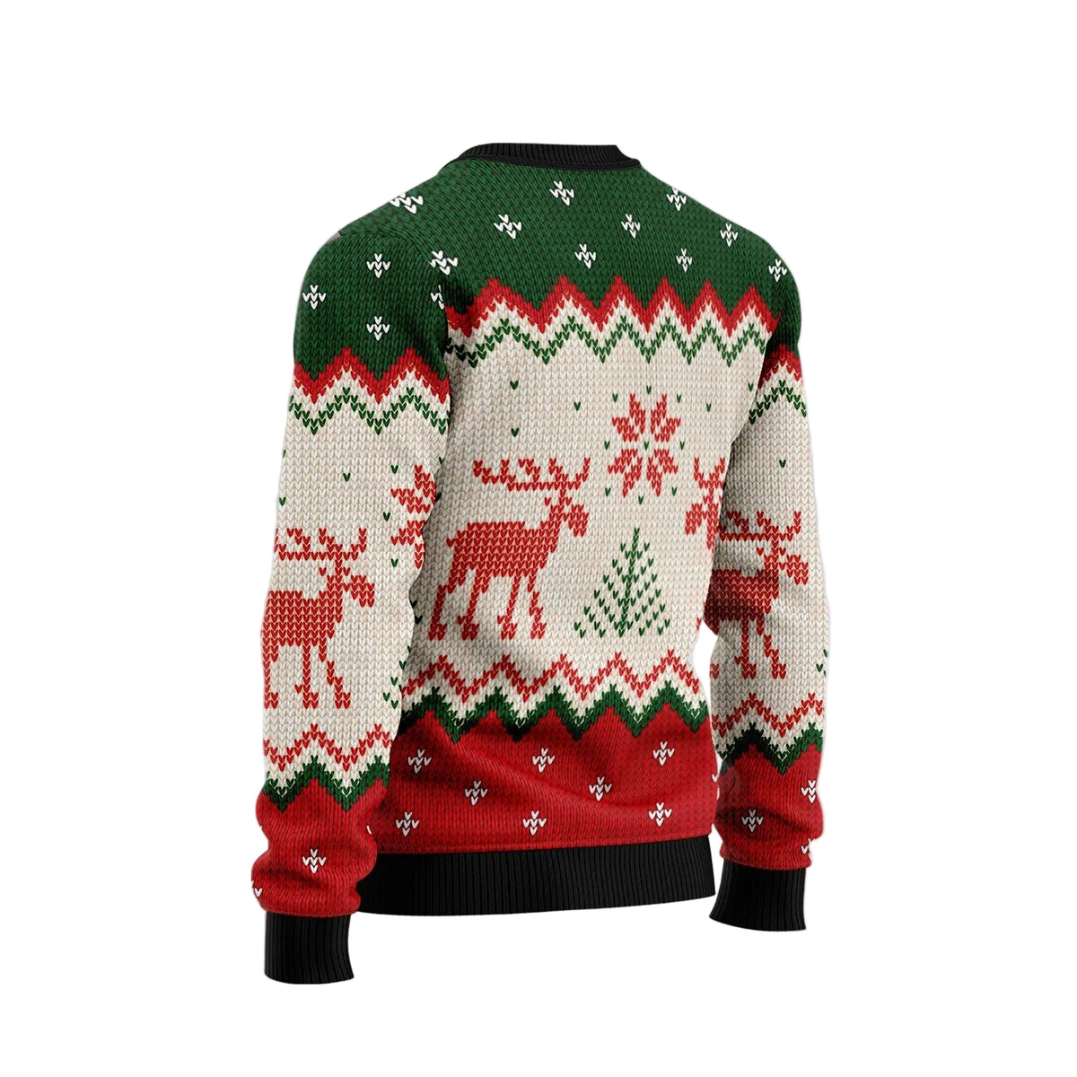 Cow Christmas Ugly Christmas Sweater, Unisex Xmas Party Outfit, Fun Holiday Gift for Cow and Farm Animal Lovers