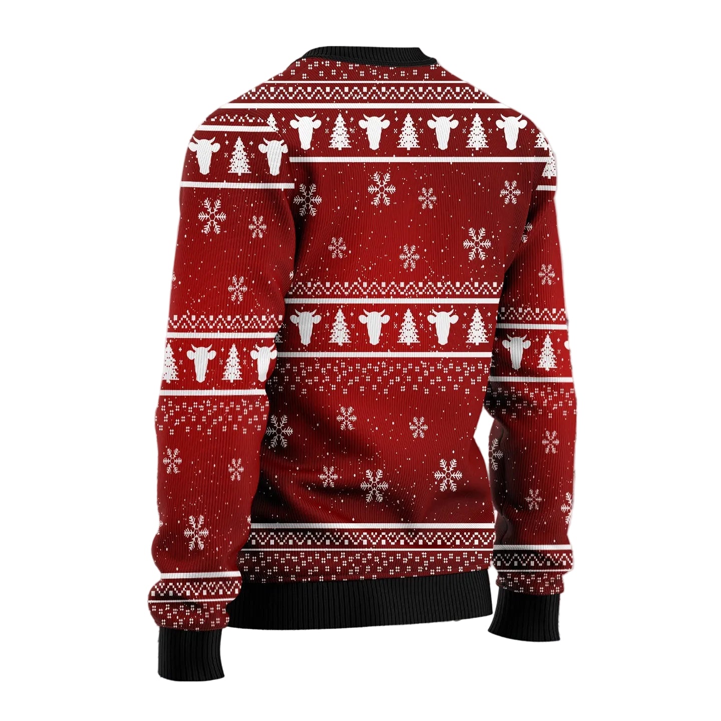Cow Christmas Ugly Christmas Sweater for Men and Women, Xmas Party Outfit, Gift for Cow and Farm Animal Lovers