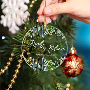 our first christmas Acrylic Ornament – FashionFinds4U