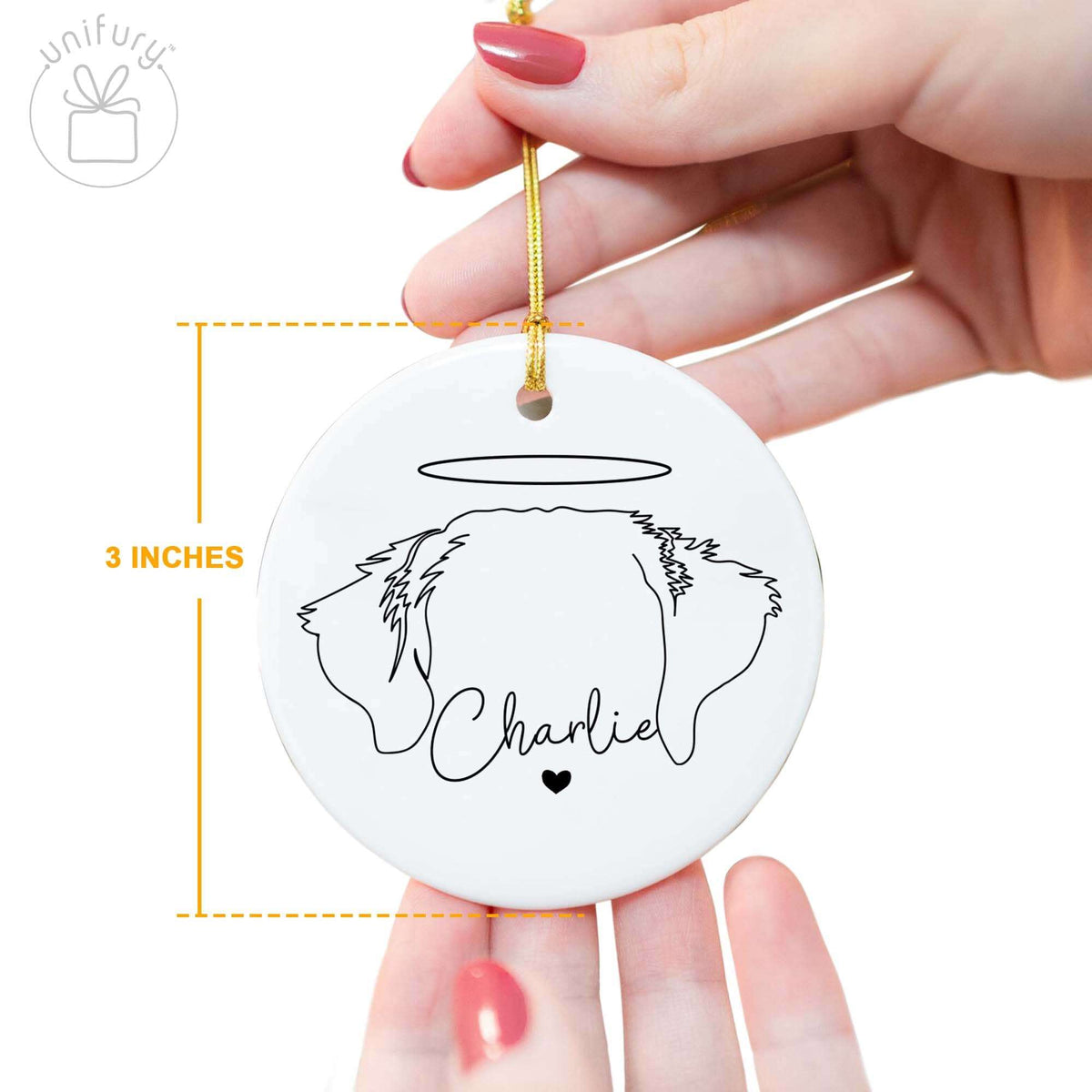 Dog Ears Ornaments Pet Memorial Gifts