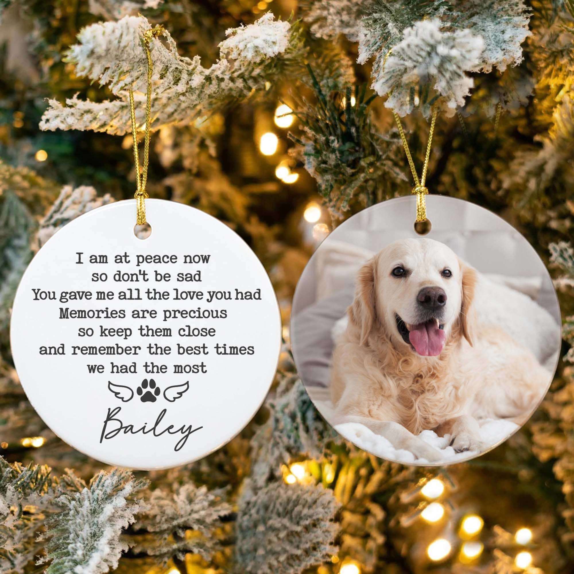 Personalized Mom Ceramic Ornament Gifts Circle Unifury