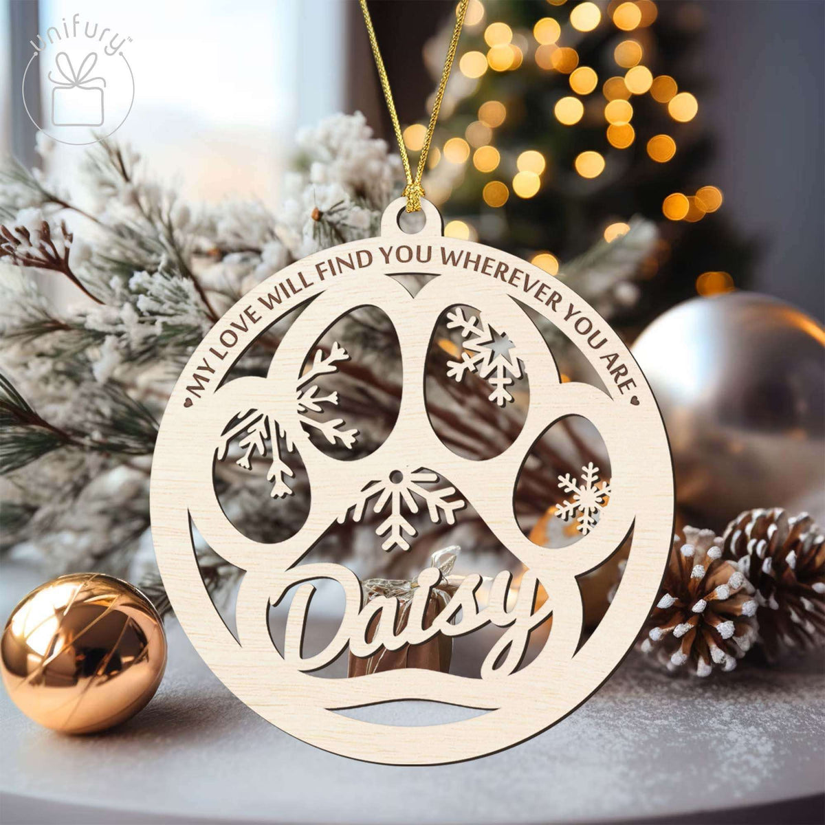 Dog Loss Snowflake
