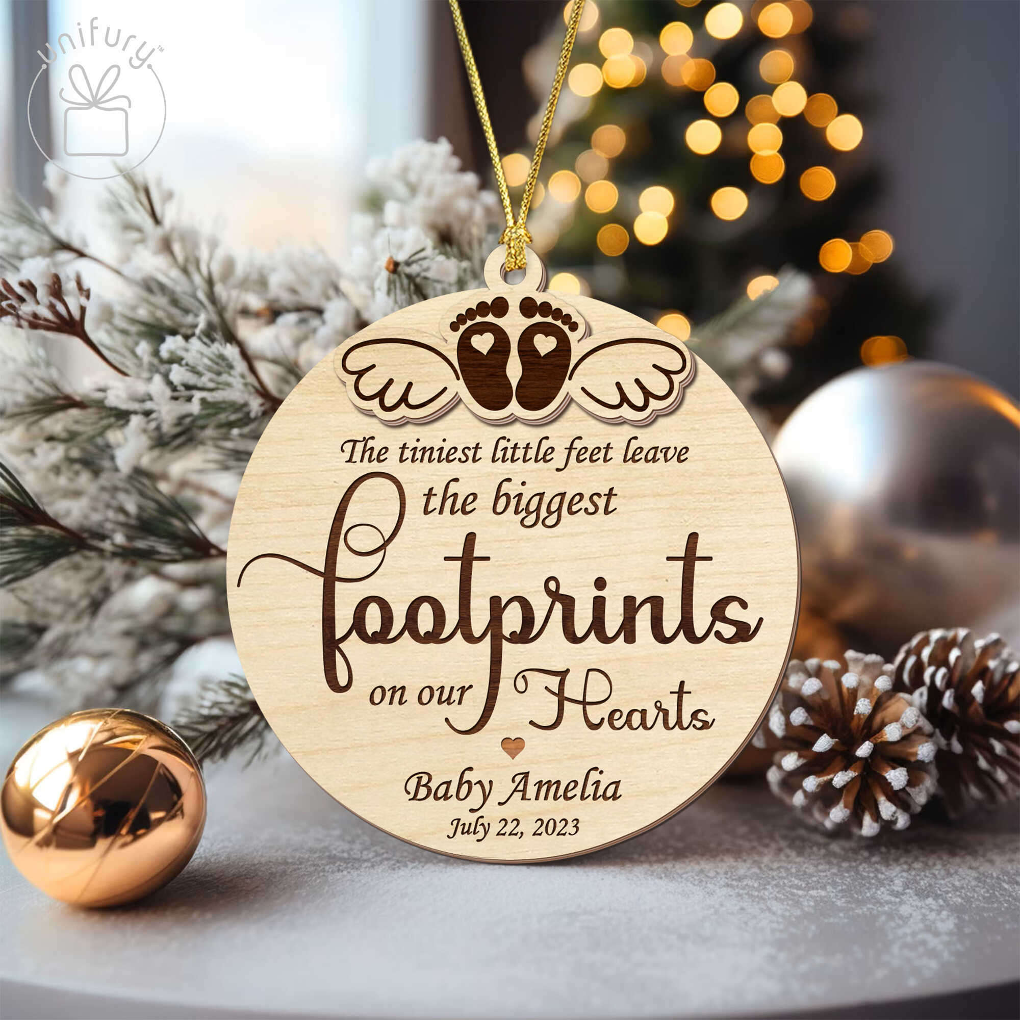Personalized Wooden Ornaments