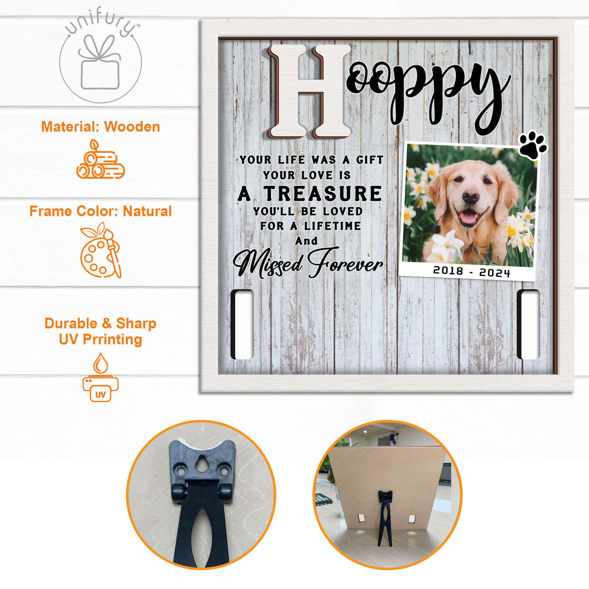 You&#39;ll Be Loved For A Lifetime Memorial Pet Collar Frame