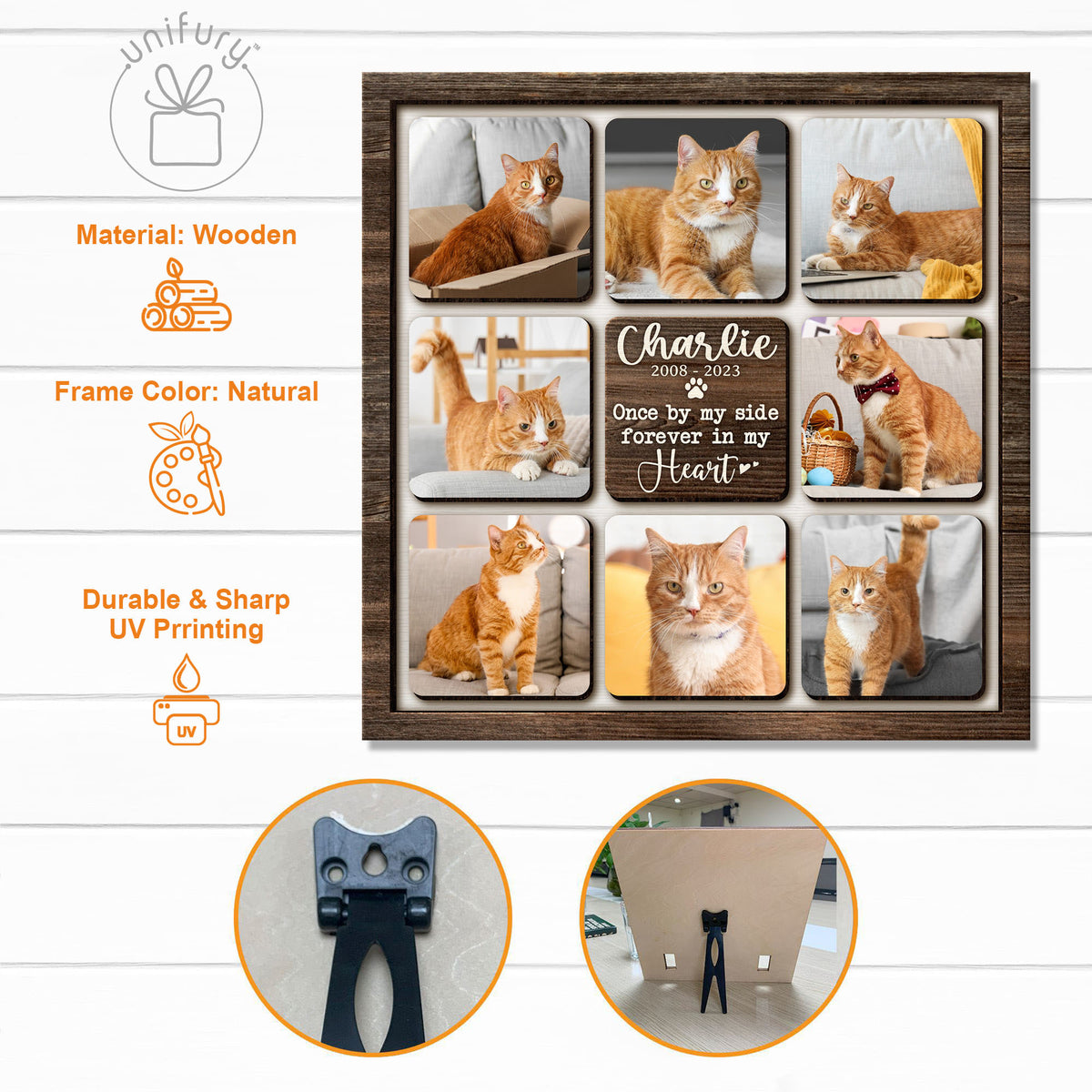 Forever In My Heart Memorial Pet Picture Frame