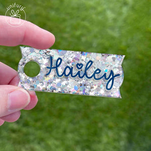 Personalized acrylic stanley plate – Glitter Girl Supply