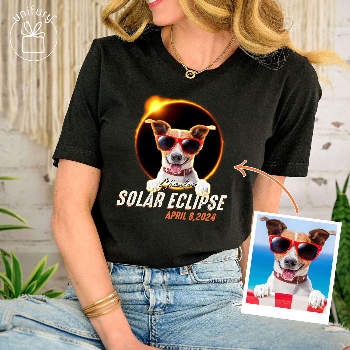 Custom Photo Dog Lovers T-shirt