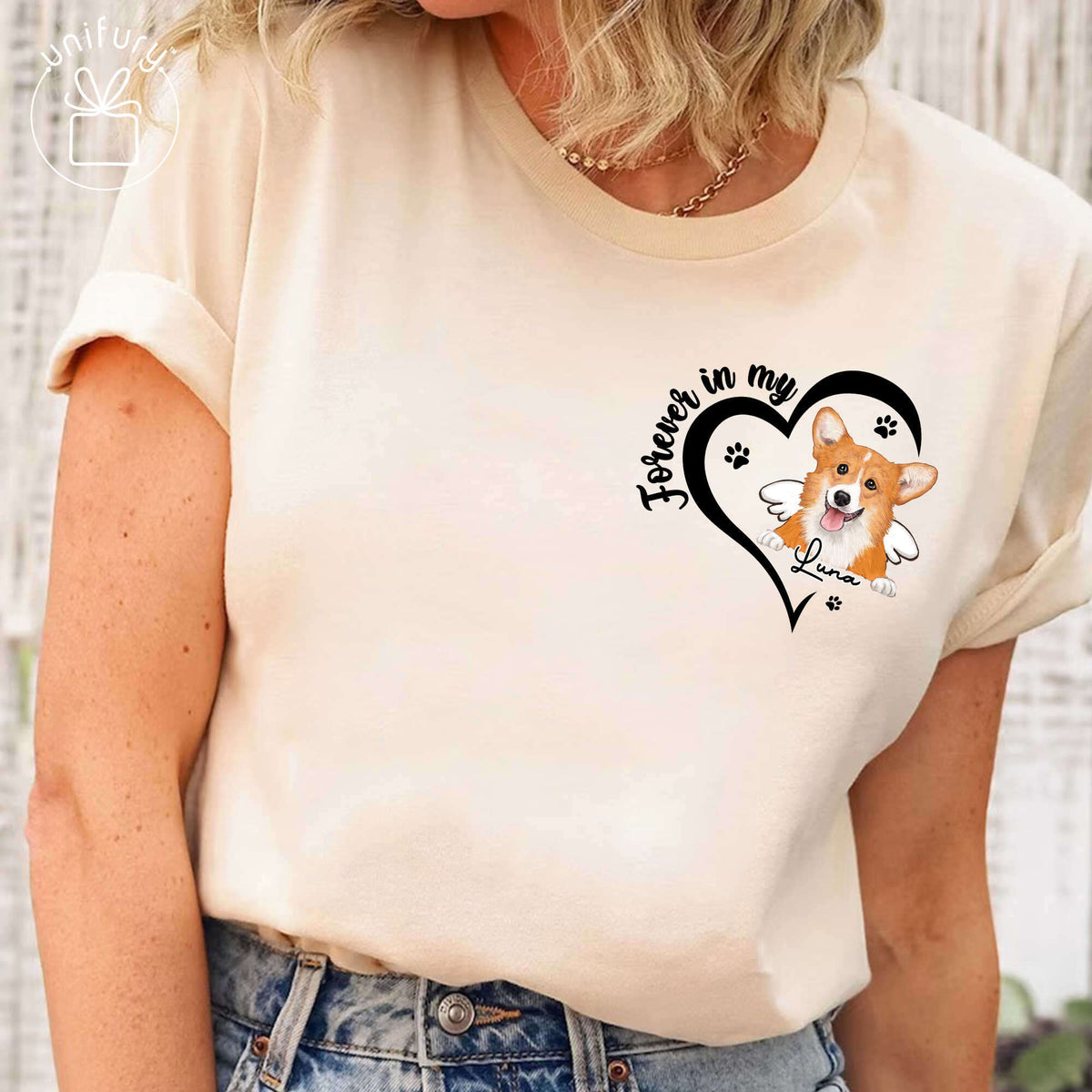 Forever In My Heart T-shirt For Dog Lovers