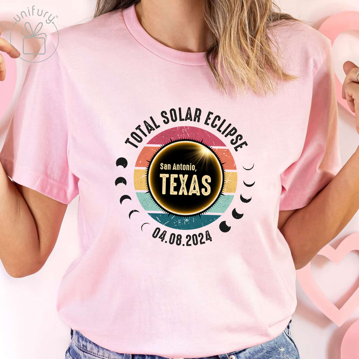 Custom City Solar Eclipse T-shirt