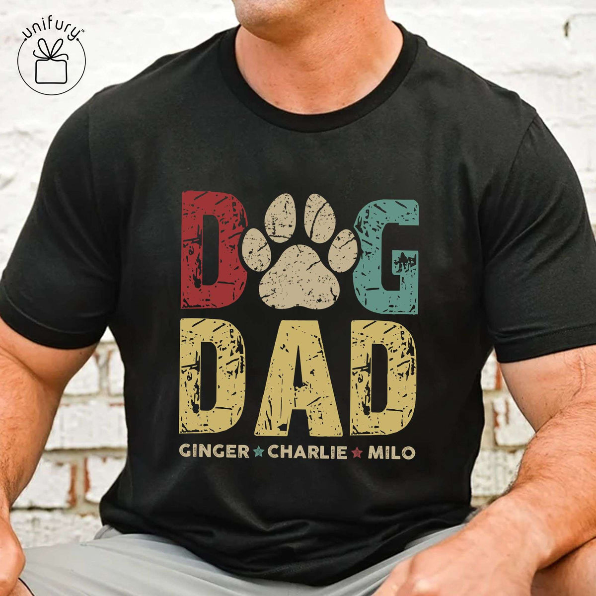 Dog Dad Comfort Colors T-shirt Gifts For Dad