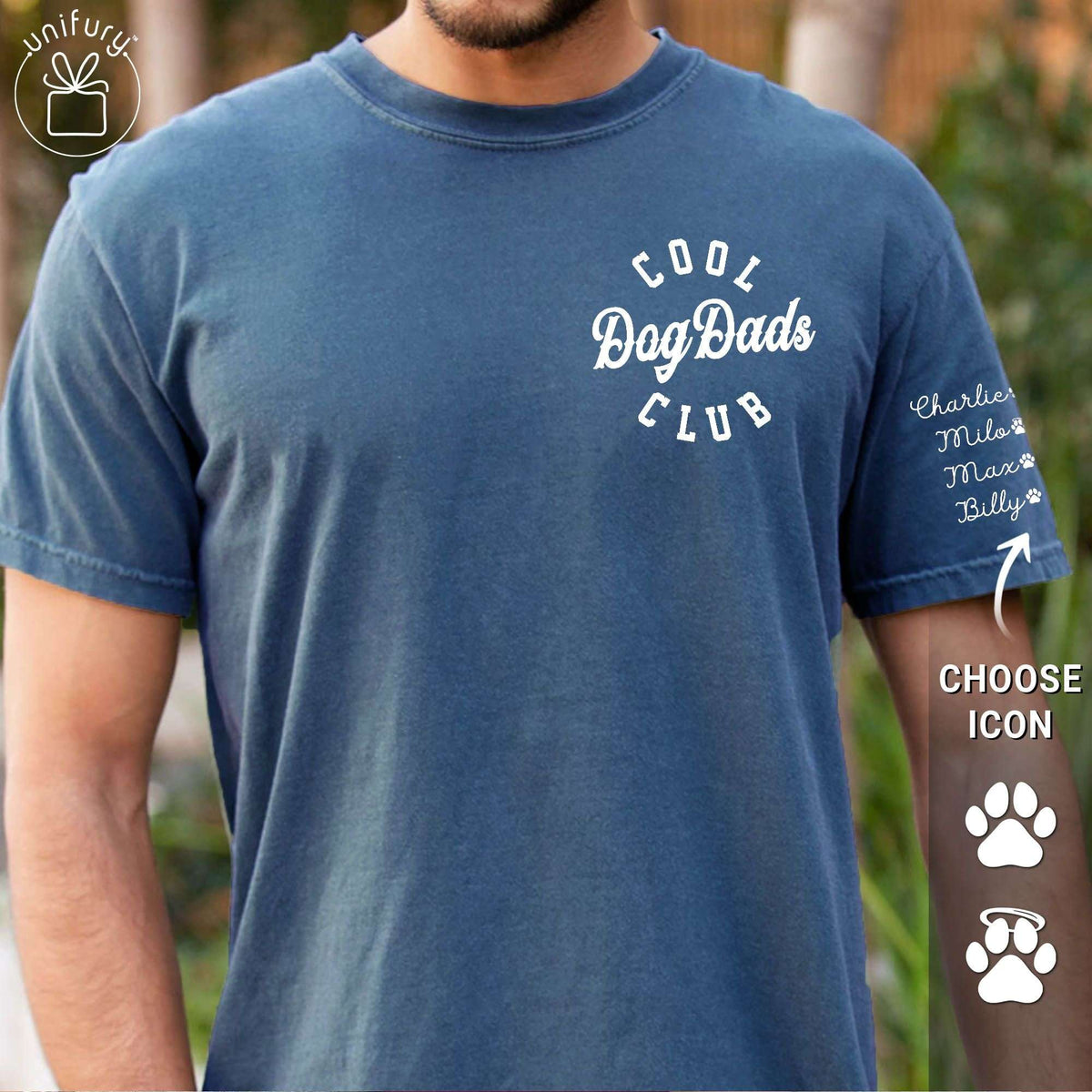 Cool Dog Dads Club Comfort Colors T-shirt