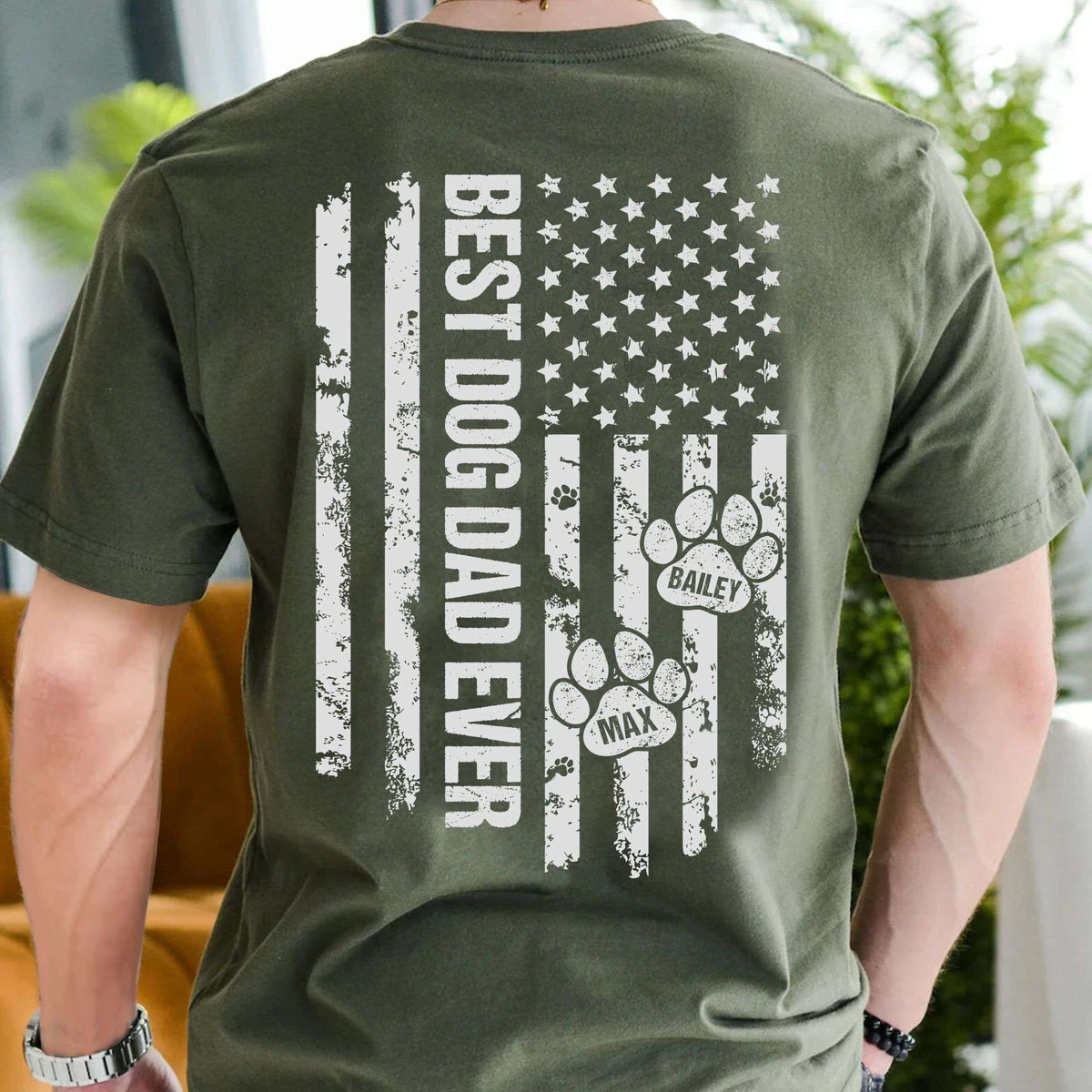 Best Dog Dad Ever Comfort Colors T-shirt