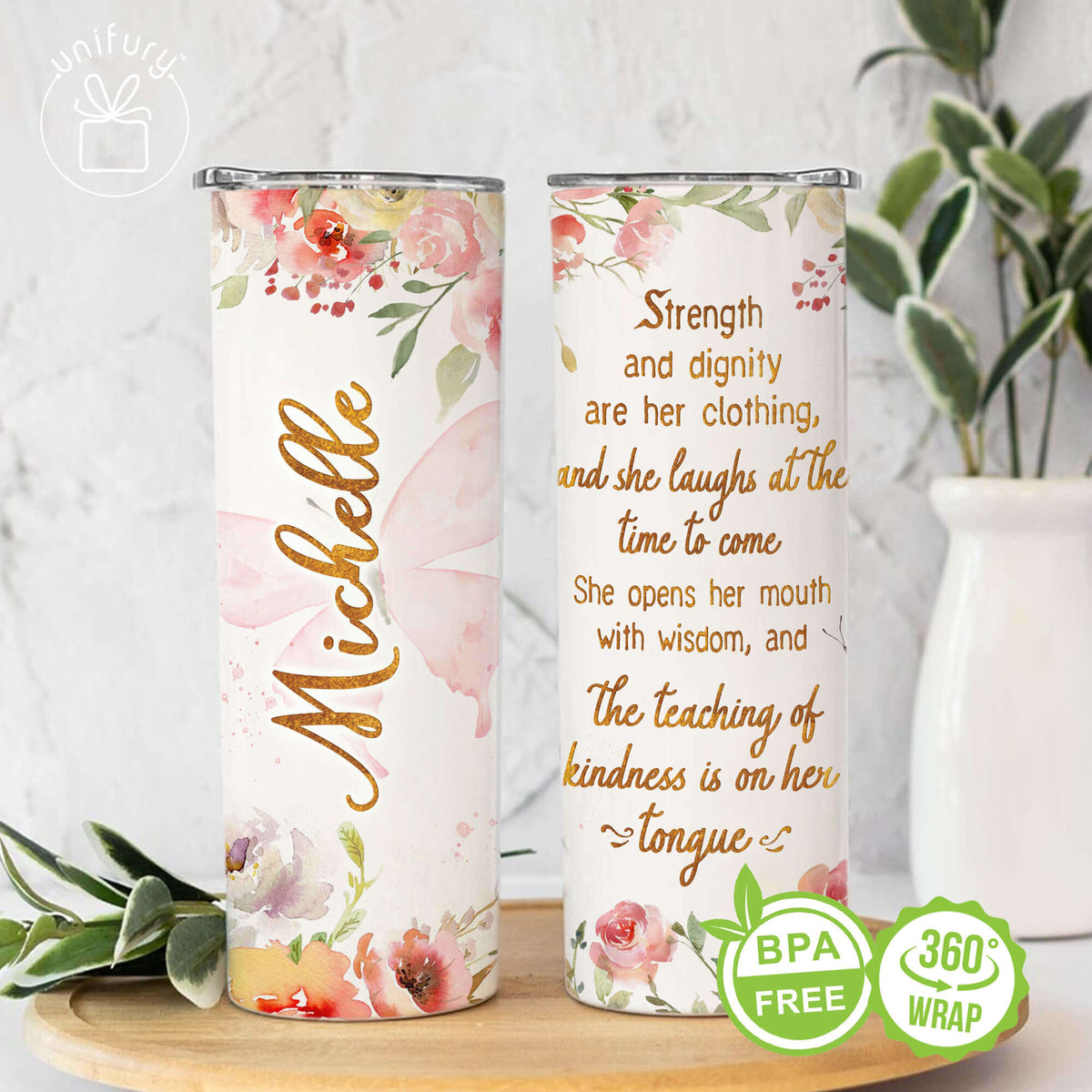 Personalized Christian This Is God Skinny Tumbler, Custom Name Tumbler