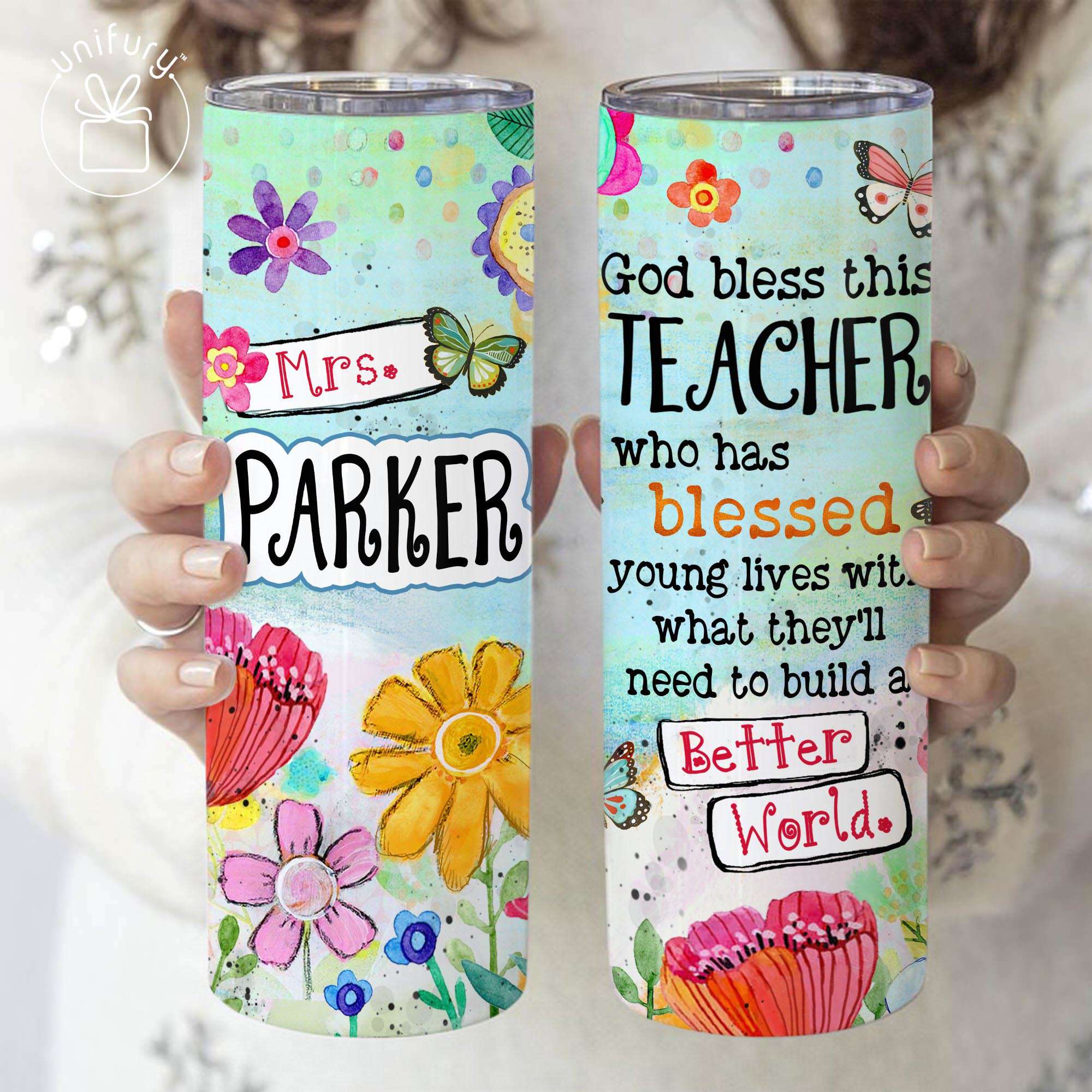 Personalized Skinny Tumbler Gift For Curvy Girls | Unifury - Unifury