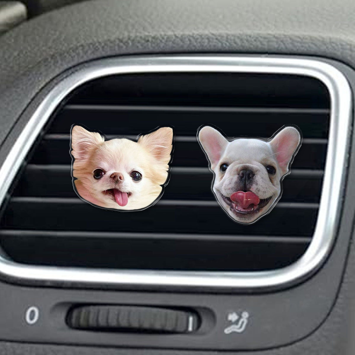 Crop Face Car Vent Clip