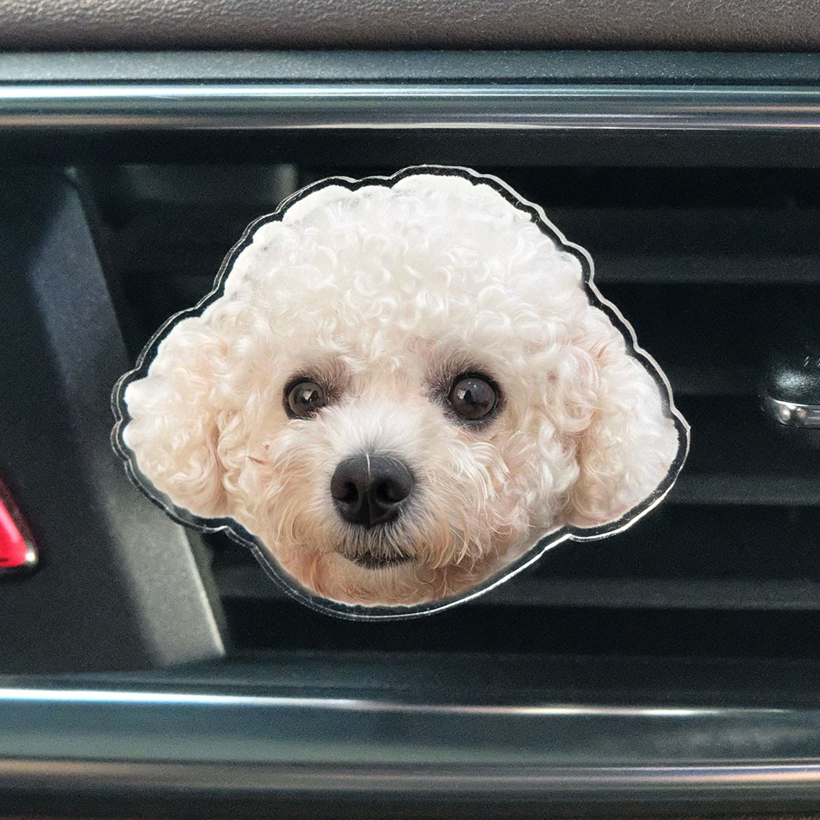 Crop Face Car Vent Clip