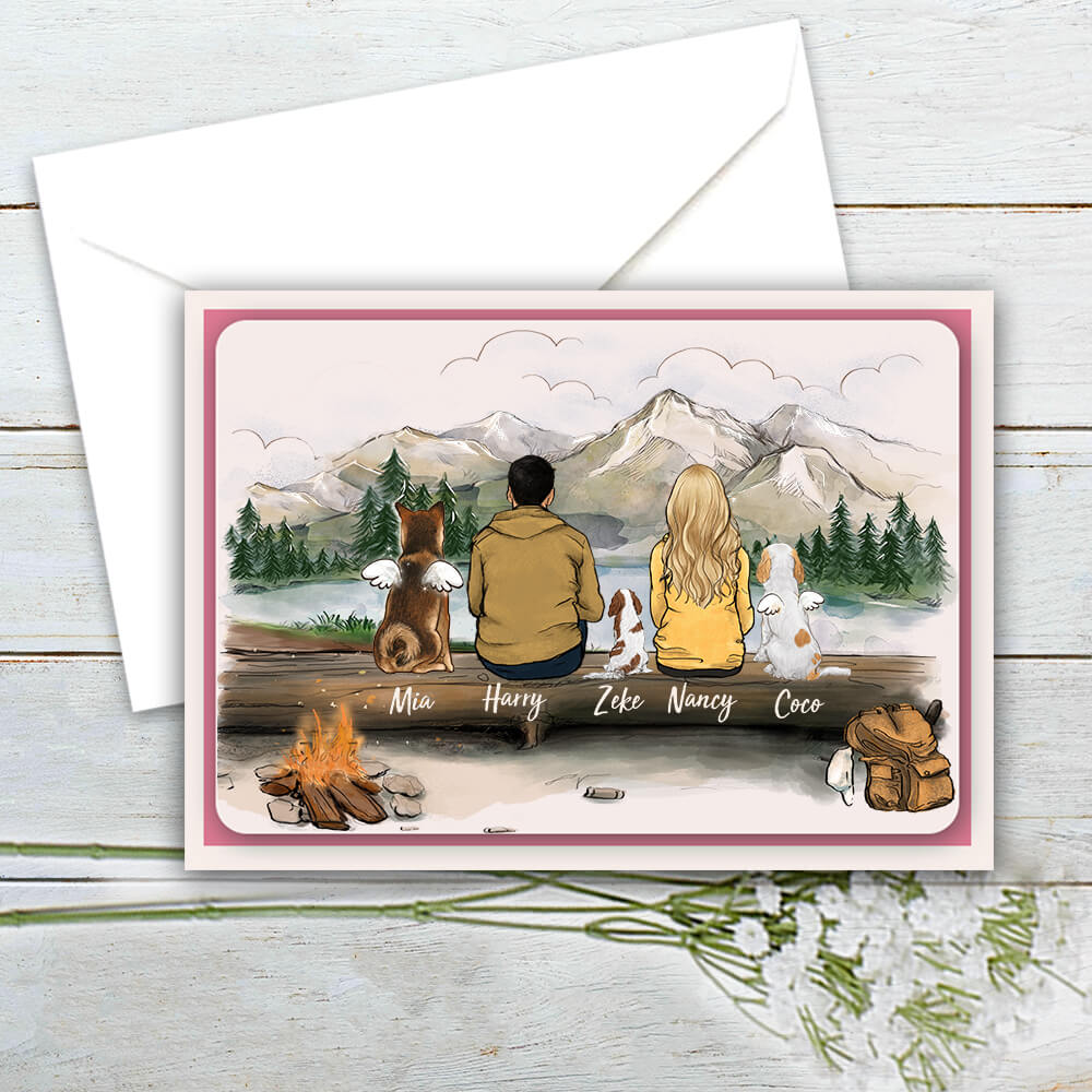 Custom holiday postcards