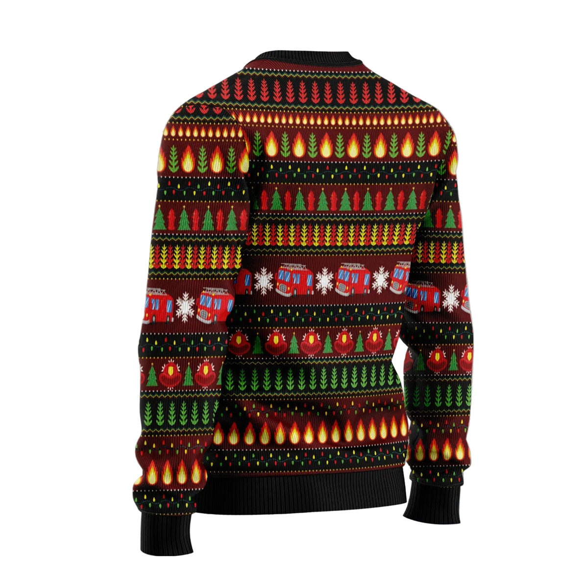 Merry Christmas Firefighter Ugly Christmas Sweater, Funny Christmas Gift for Firefighters and First Responders