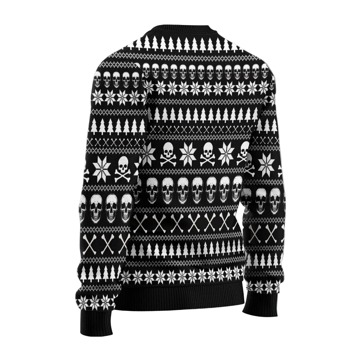 Creepy Little Christmas Ugly Christmas Sweater, Gothic Horror Holiday Pullover for Horror Fans and Spooky Art Lovers