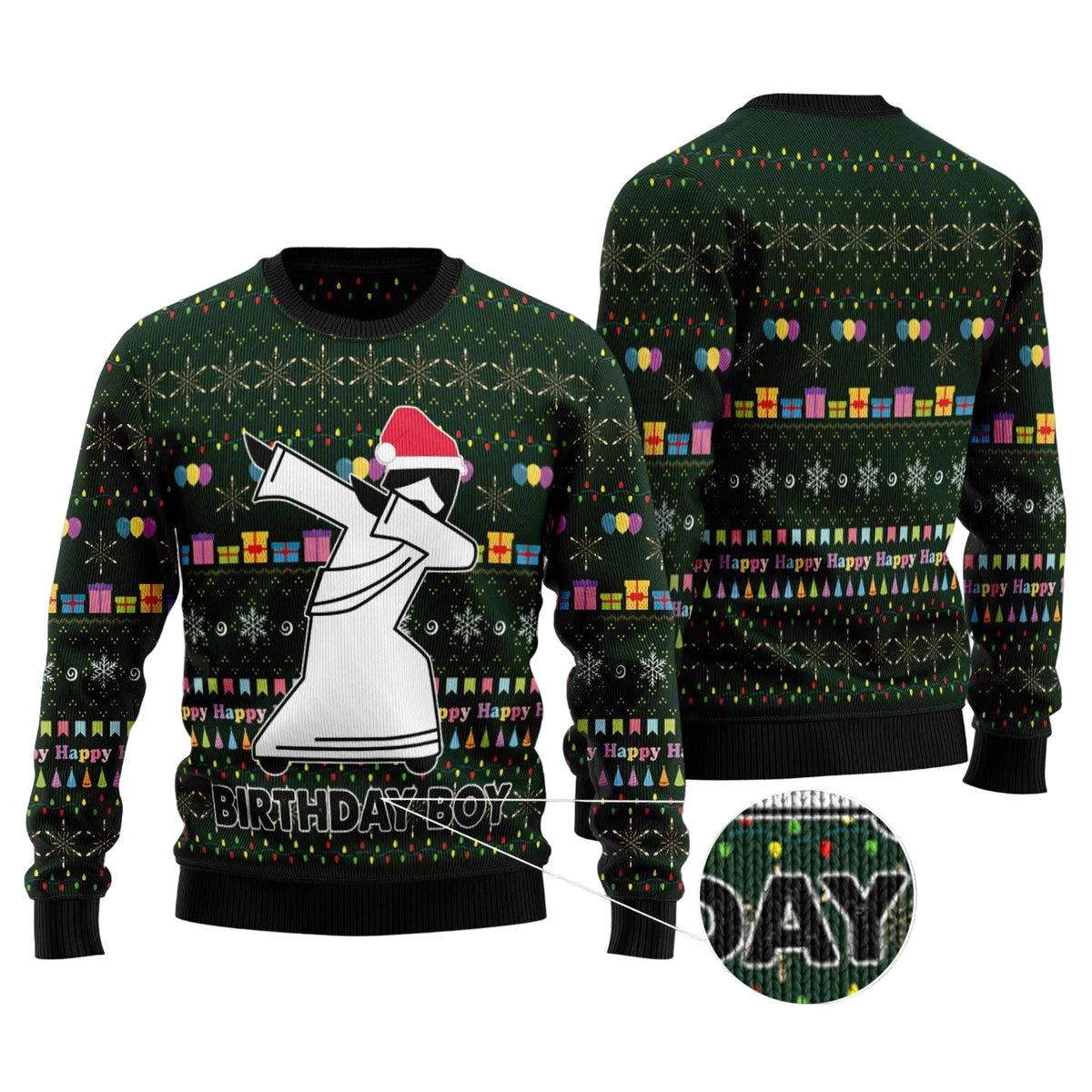 Jesus Faith Ugly Christmas Sweater, Christian Faith Holiday Festive Jumper for Christian Families and Church Friends
