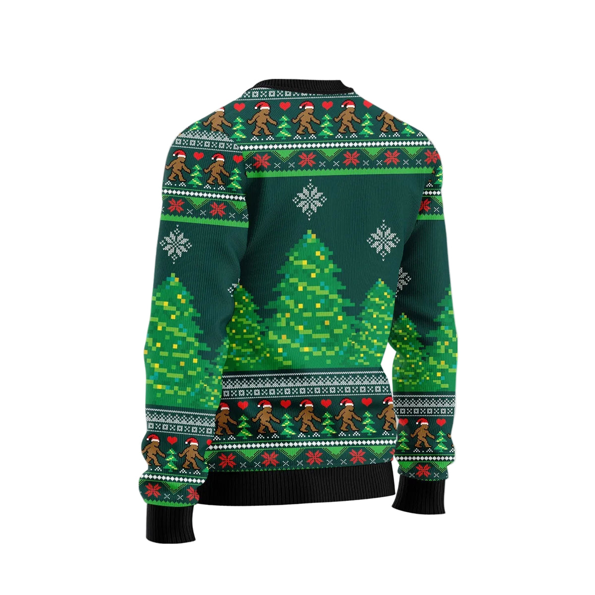 Funny Santasquatch Bigfoot Ugly Christmas Sweater, Funny Xmas Party Outfit, Gift for Bigfoot and Sasquatch Fans