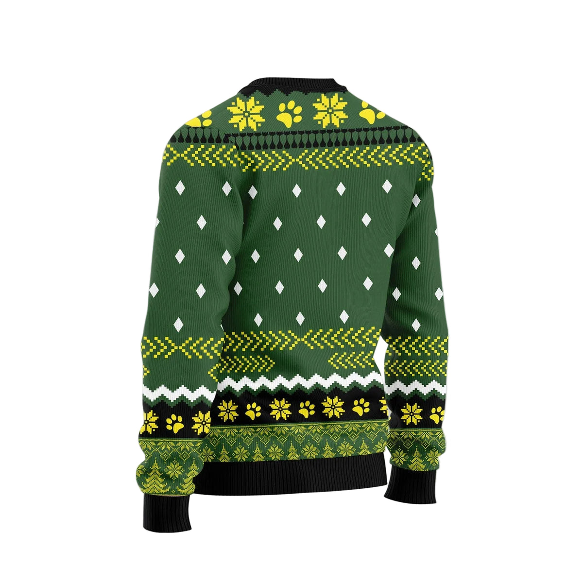 Black Cat Christmas Tree Ugly Christmas Sweater, Black Cat Christmas Tree Festive Print, Holiday Sweater for Adults