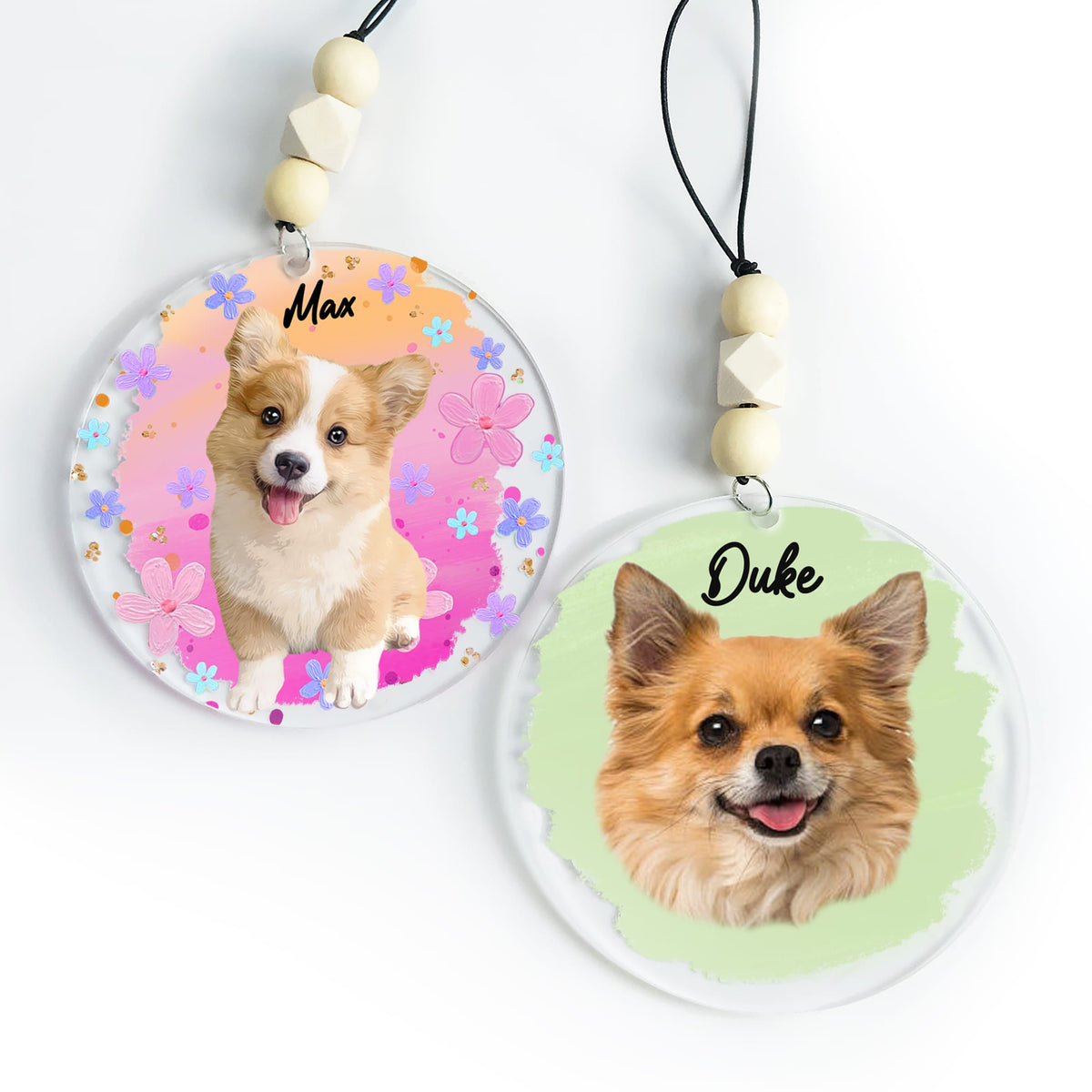Boho Style Custom Car Ornament