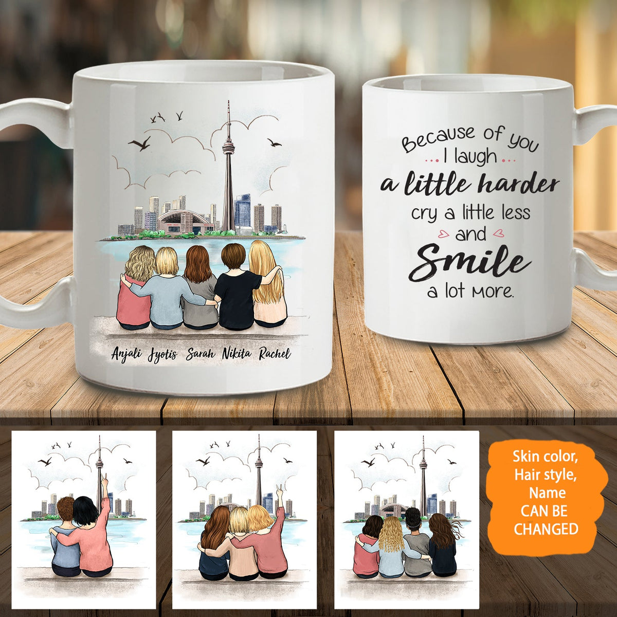 Personalized Best Friend Coffee Mug - CN Towel