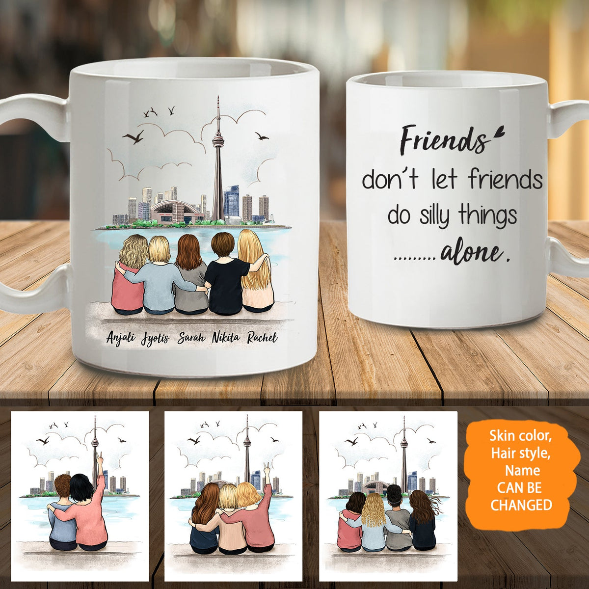 Personalized Best Friend Coffee Mug - CN Towel