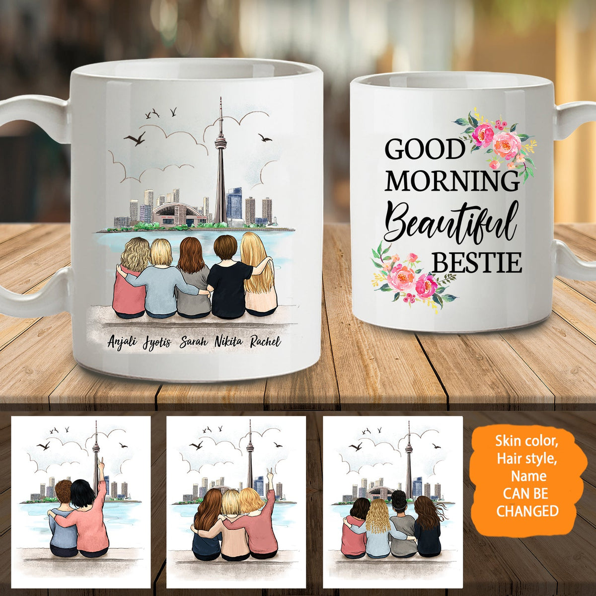 Personalized Best Friend Coffee Mug - CN Towel