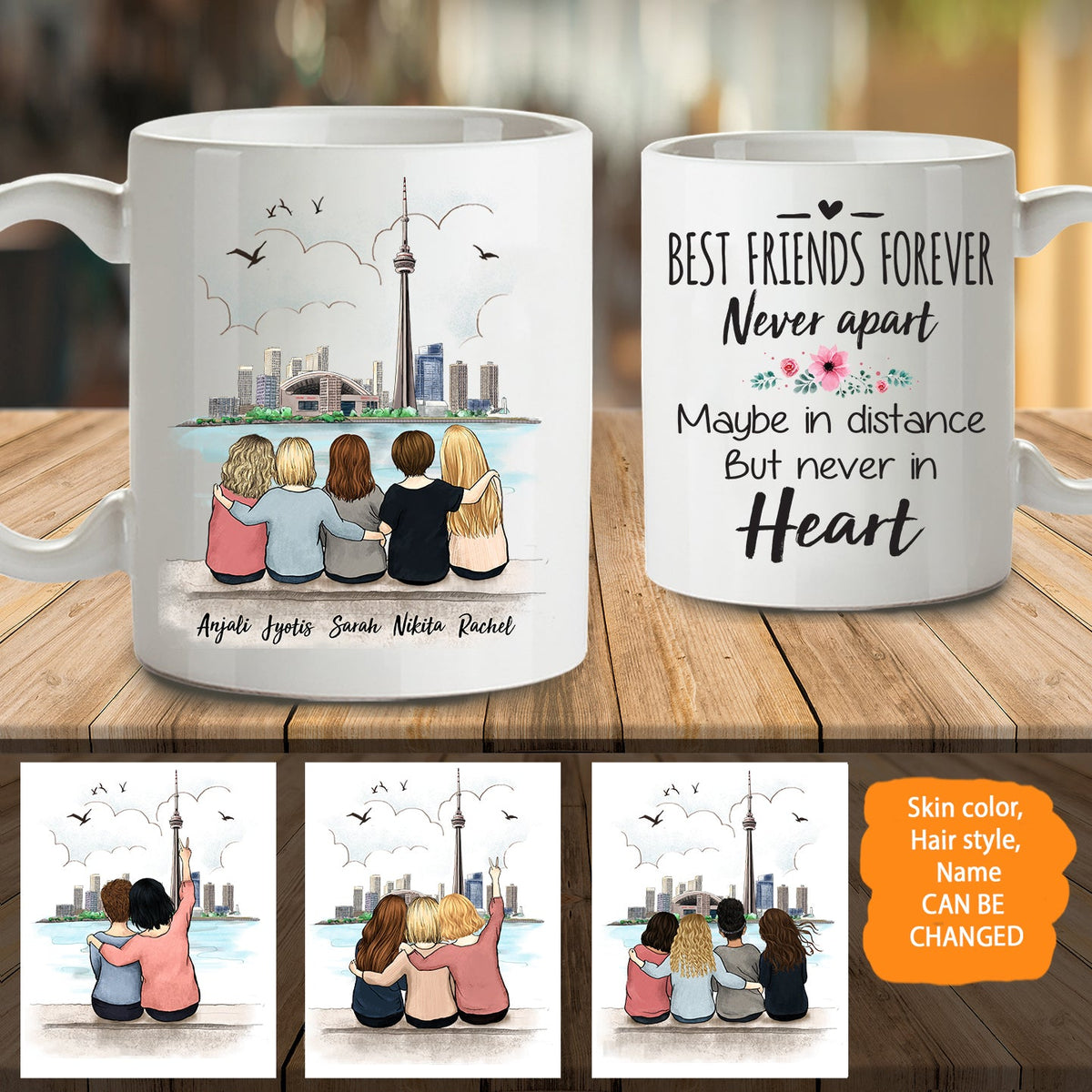 Personalized Best Friend Coffee Mug - CN Towel