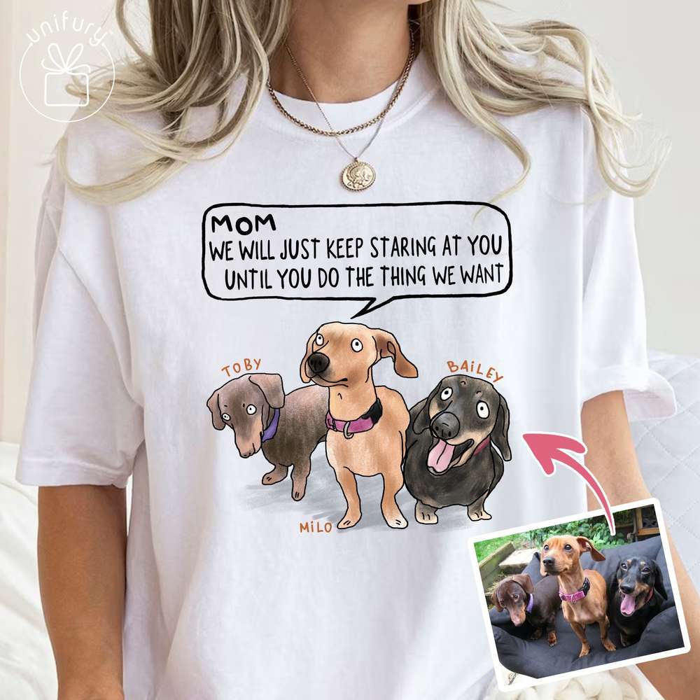 Staring At You Ugly Colored T-shirt For Mom - Funny Shirts For Mom