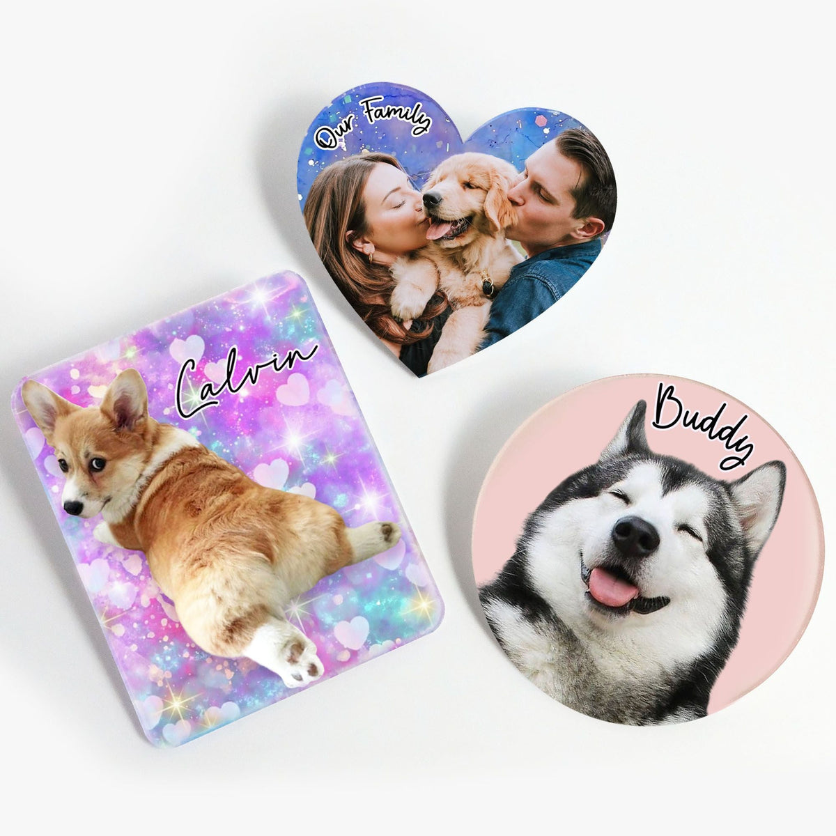 Custom Photo Acrylic Car Visor Clip