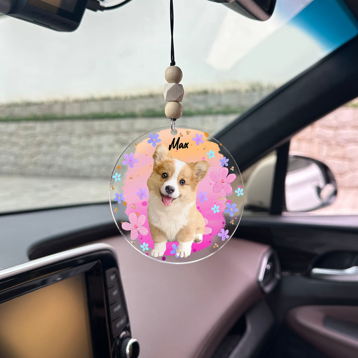 Boho Style Custom Car Ornament