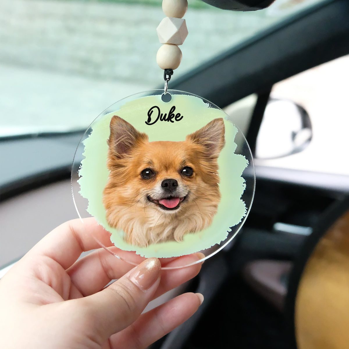 Boho Style Custom Car Ornament