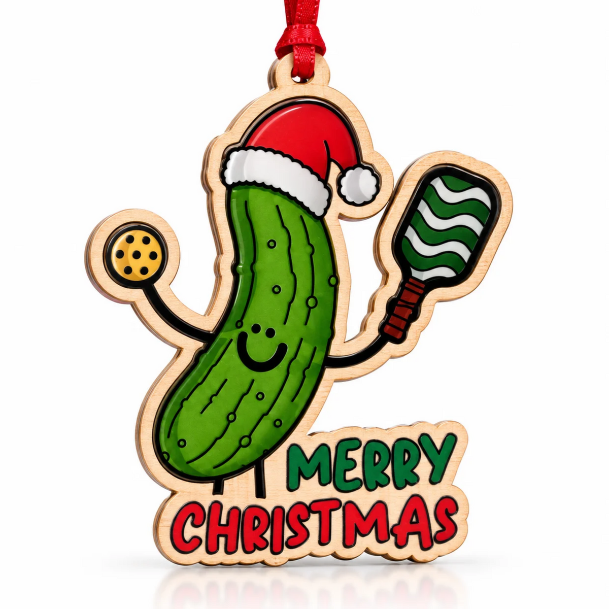 Pickleball Christmas Ornament 2026, Pickleball Ornaments for Christmas Tree, Ball Ornament for Women, Player Coach Gifts