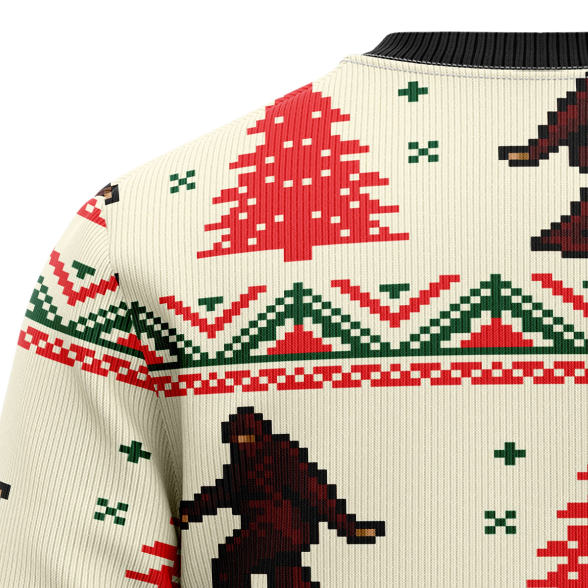 Amazing Bigfoot Ugly Christmas Sweater for Men and Women, Funny Holiday Party Outfit, Festive Christmas Gift
