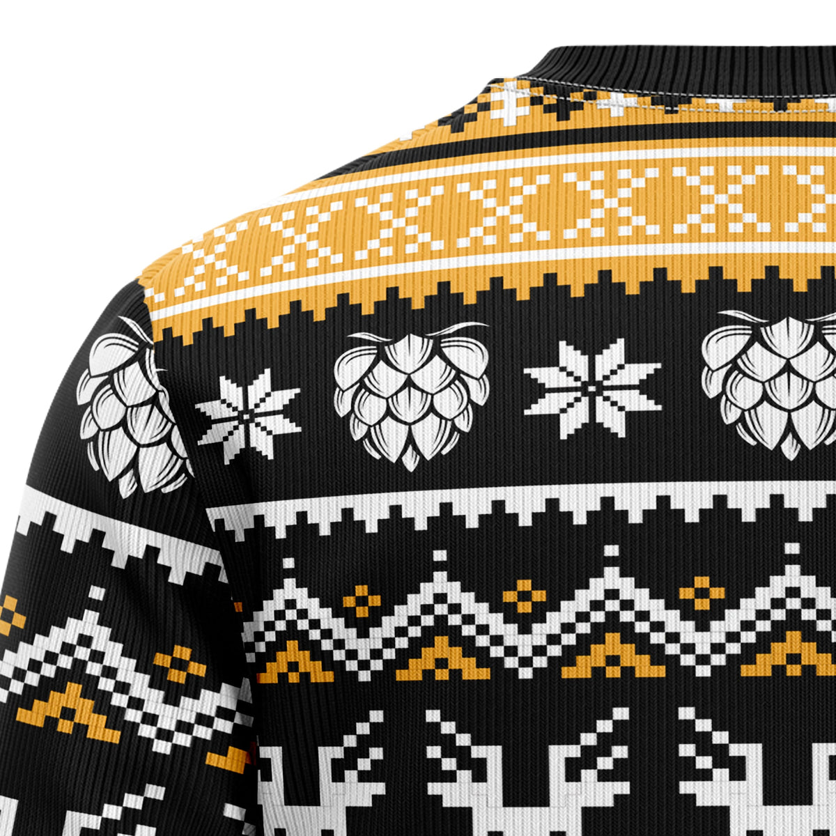 Wonderful Time For A Beer Ugly Christmas Sweater, Funny Beer Christmas Sweater for Men, Holiday Party Gift for Beer Lovers