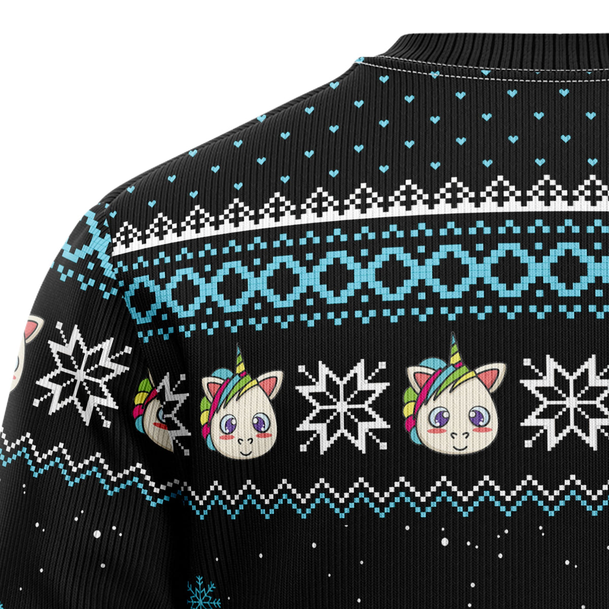 Unicorn Pew Pew Ugly Christmas Sweater, Funny Unicorn Christmas Sweater for Women Men, Cute Fantasy Holiday Gift for Unicorn Fans