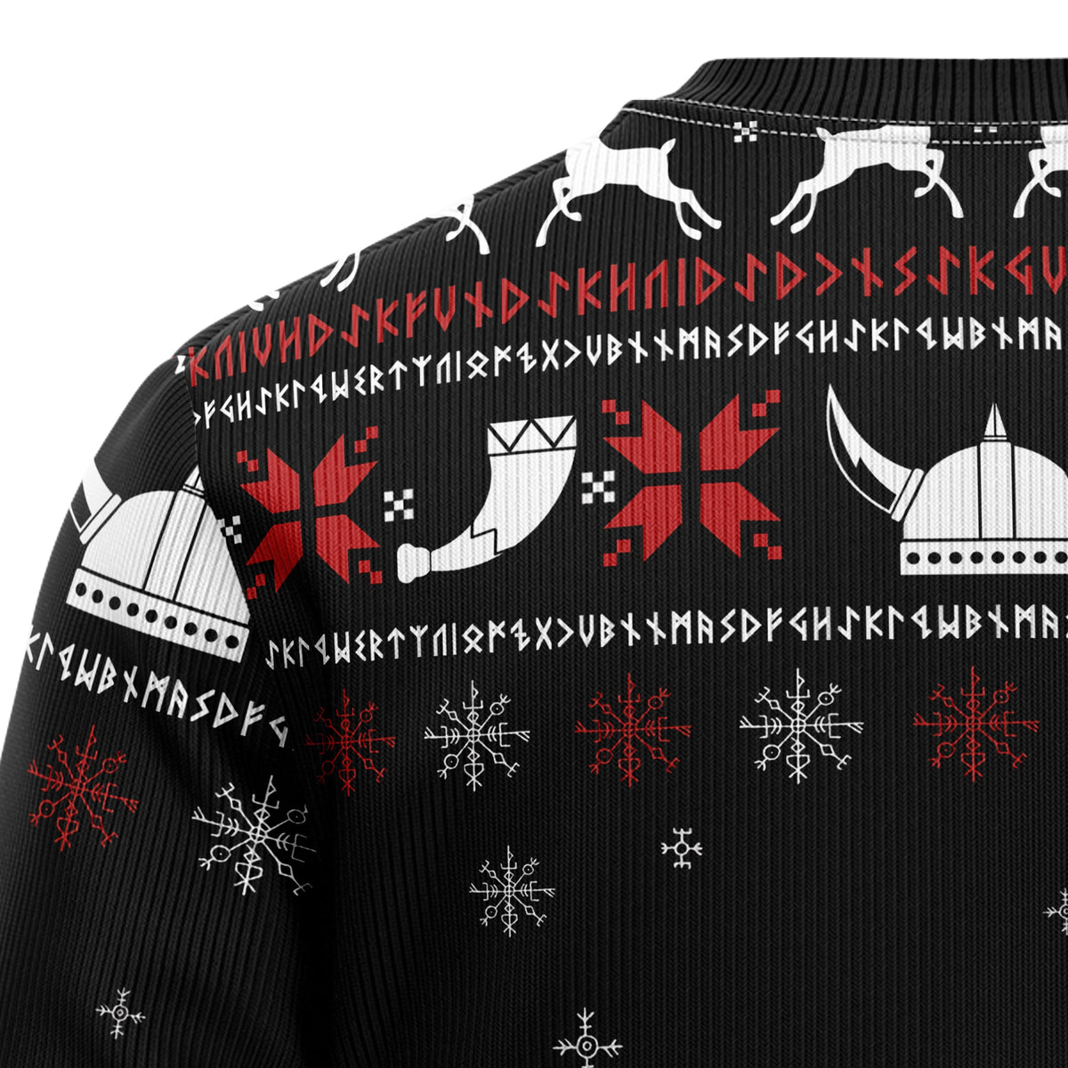 Valhalla Viking Ugly Christmas Sweater, Viking Christmas Sweater, Norse Holiday Sweater, Xmas Gift for Men Women