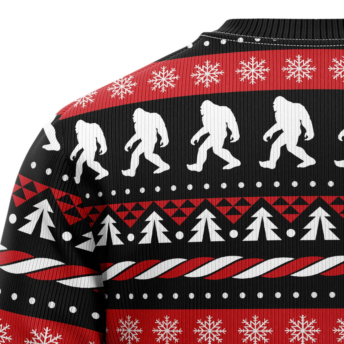 Vintage Bigfoot Ugly Christmas Sweater, Bigfoot Christmas Sweater, Sasquatch Holiday Gift for Men and Women