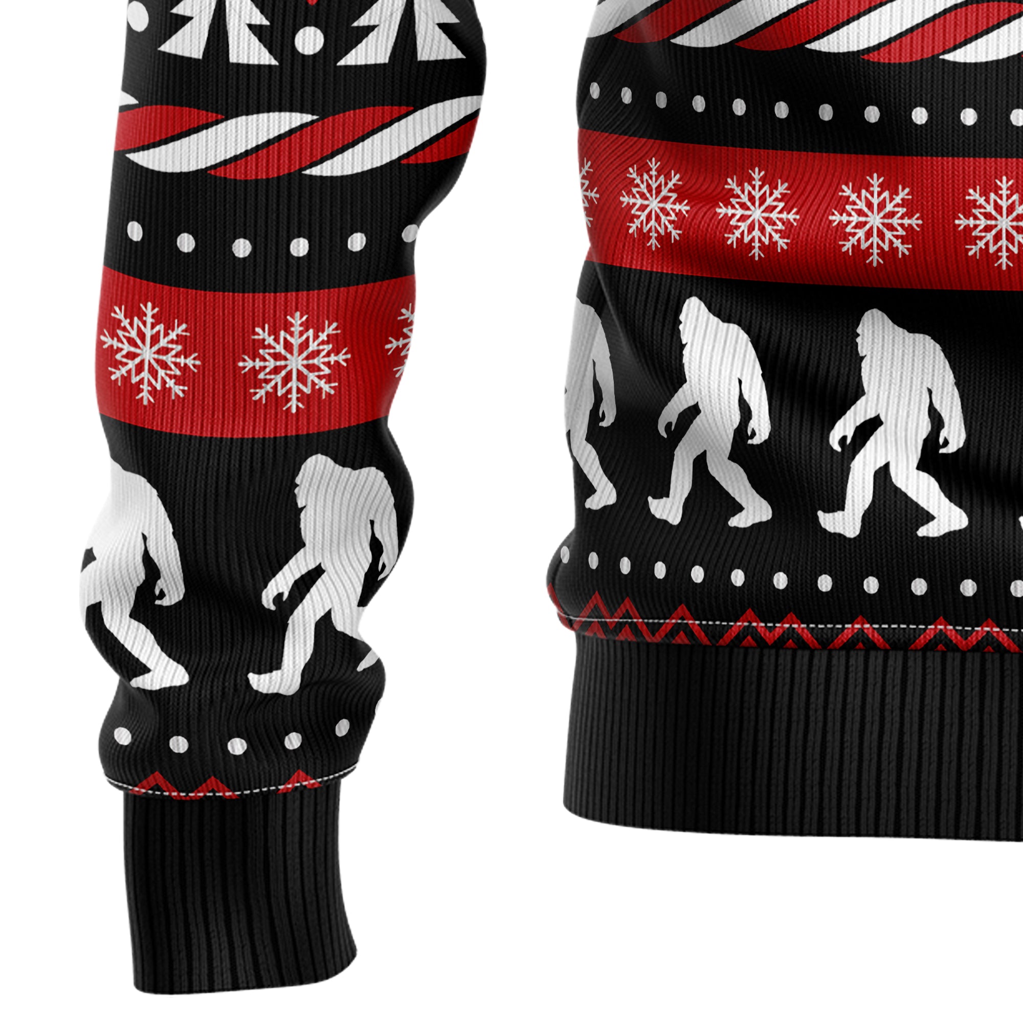 Vintage Bigfoot Ugly Christmas Sweater, Bigfoot Christmas Sweater, Sasquatch Holiday Gift for Men and Women